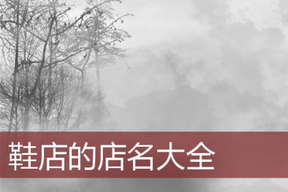 女鞋店名字大全潮流时尚 最吸引女生的女鞋店名