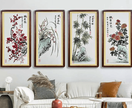 客厅沙发后面墙上挂什么画好 十大最旺家的客厅挂画